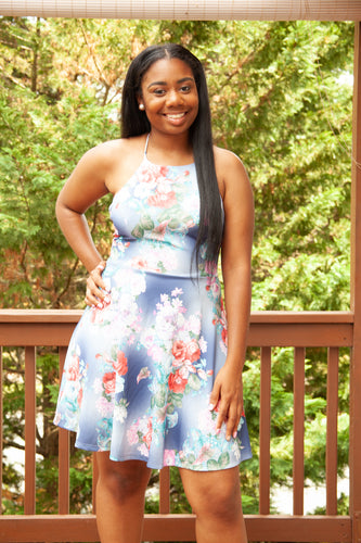 A Rose That Grew Floral Dress