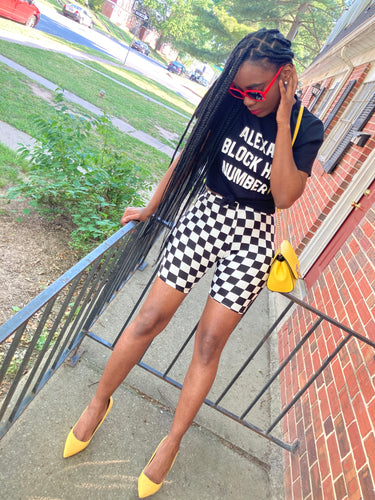 Check Me Biker Shorts