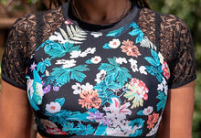2 Piece Floral Swim Suit