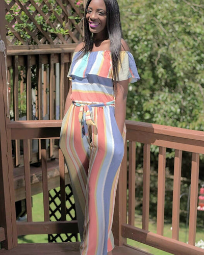 Off Shoulder Romper