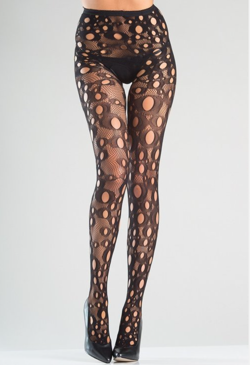 Crotchless Holey Fishnet Tights