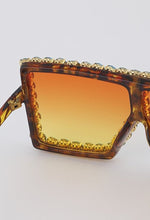 Beaded Rhinestone Sunglasses